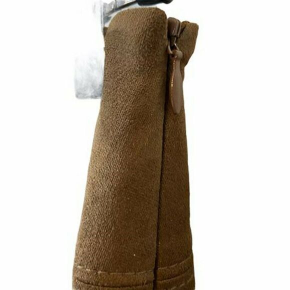 Renuar Patchwork Panel A-Line Skirt Womens Brown Cool Faux Suede Casual Size 4 - Picture 4 of 16